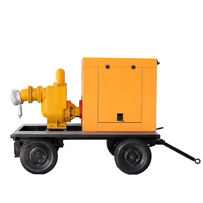 Unità mobile agricola della pompa dell'acqua diesel per i sistemi di irrigazione