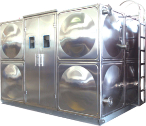 Sistema mobile della pompa dell'acqua centrifuga della stazione di approvvigionamento idrico inossidabile