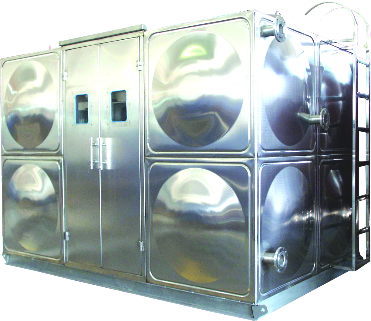 Sistema mobile della pompa dell'acqua centrifuga della stazione di approvvigionamento idrico inossidabile
